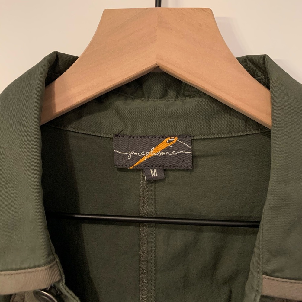 Jane Plus One Army Button Down Jacket - image 5